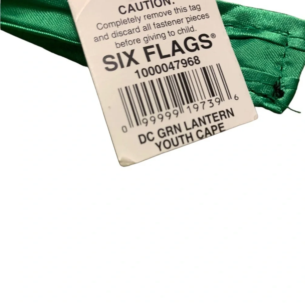 DC Comics Green Lantern | Green Velcro Cape Superhero New With Tags NWT